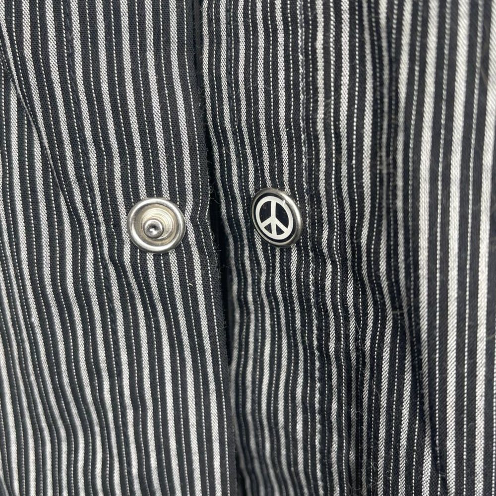 Drill Clothing Company Mens XXL Button Front Long Sleeve Striped Shirt - Picture 3 of 5